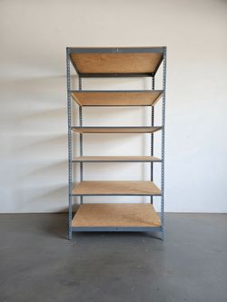 Industrial Racks 48 in W x 48 in D Used 6 Tier Storage Shelving Delivery Available