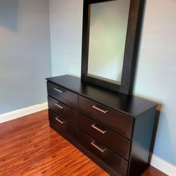NEW DOUBLE DRESSER- With MIRROR--ASSEMBLED