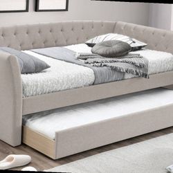 Day Bed w/ Slats + Trundle - F