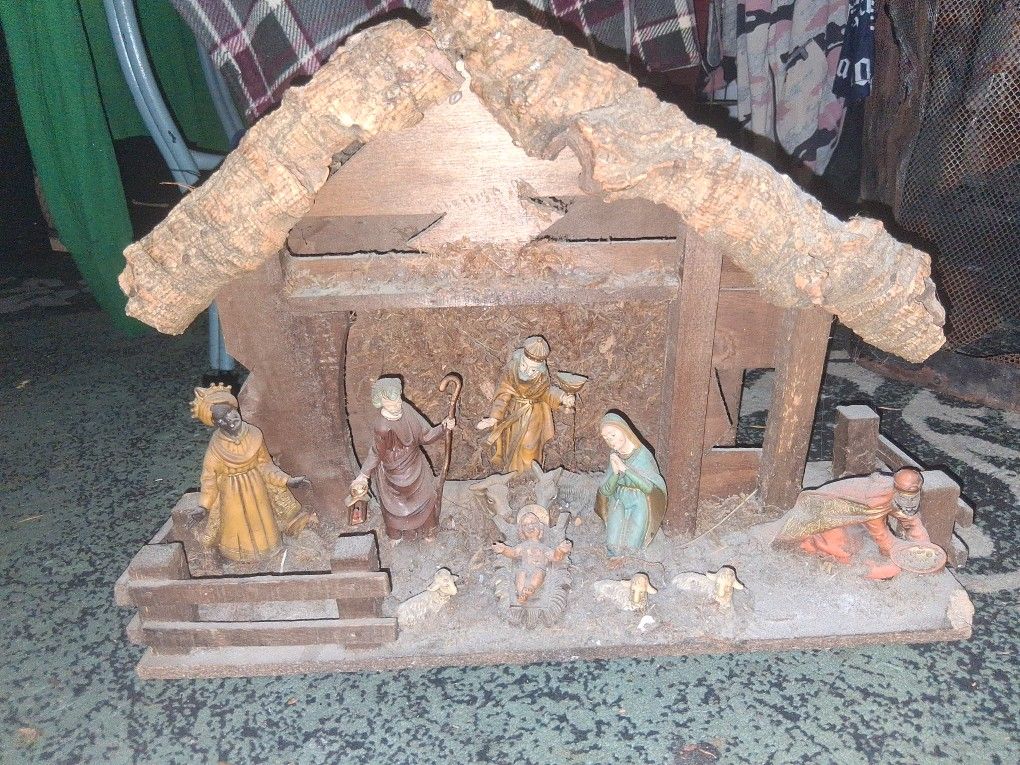 Vintage Nativity Scene 