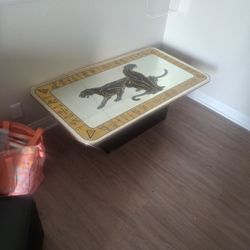 Gold And Mirror Black Panther 90s Coffee Table