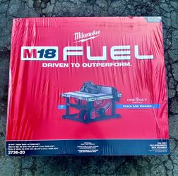Milwaukee M18 FUEL ONE-KEY 18-Volt Lithium-Ion Brushless Cordless 8-1/4 in. Table Saw (Tool-Only)  $479 New