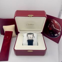 Cartier Tank MC Automatic Large Model Stainless Steel Full Set W(contact info removed)
