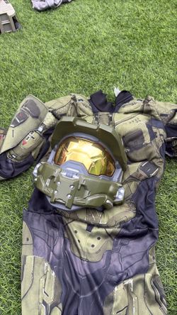 Kids size medium Halo costume w mask
