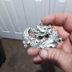 Rare Dragon RAW  PEWTER 