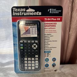Texas Instruments Calculator TI-84 Plus CE Enhanced Graphing NEW