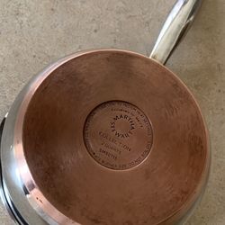 Martha Stewart 2 Quart Copper Bottom Sauce Pan Collection