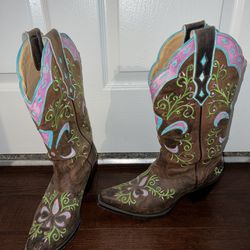 Women’s Cowgirl Boots Authentic Leather 