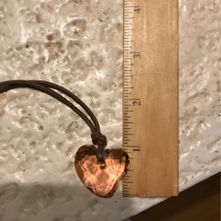 Swarovski Corded Pink Heart Necklace 
