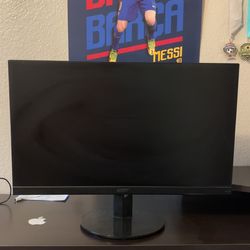 Used black Acer 75hz gaming monitor