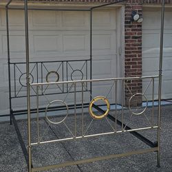 Queen Metal Canopy Bed Frame

