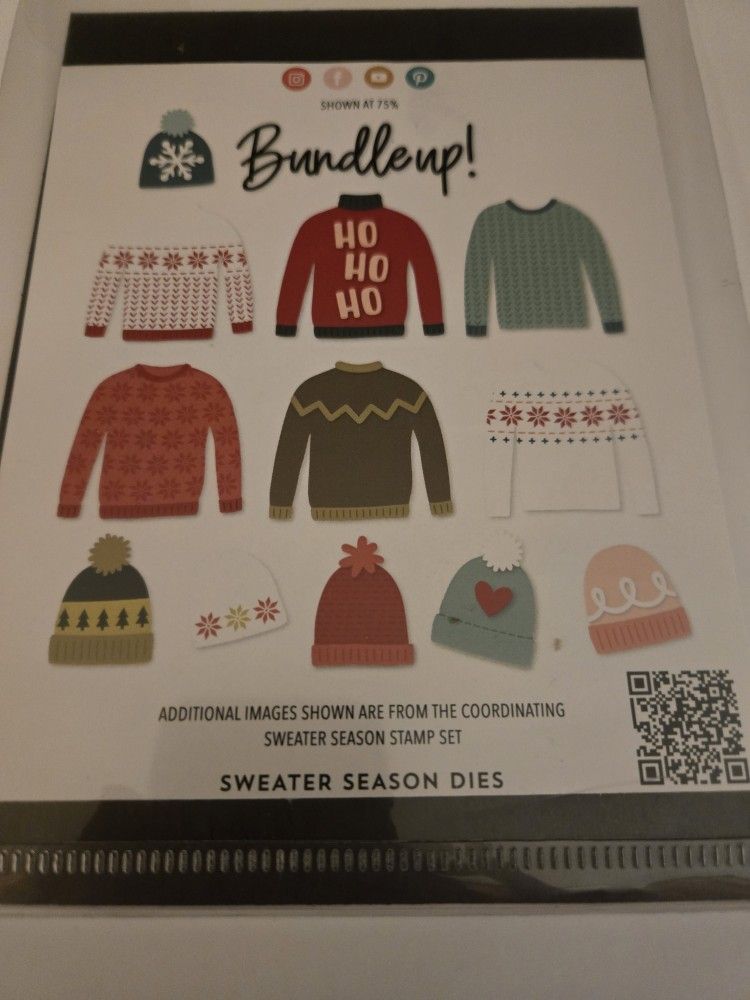 Sweater Season Dies With Stamp Set