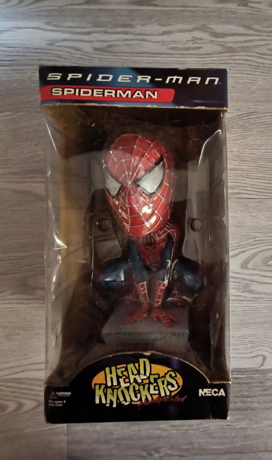Spider-Man Handpainted Head Knocker NECA Official Movie Collectible