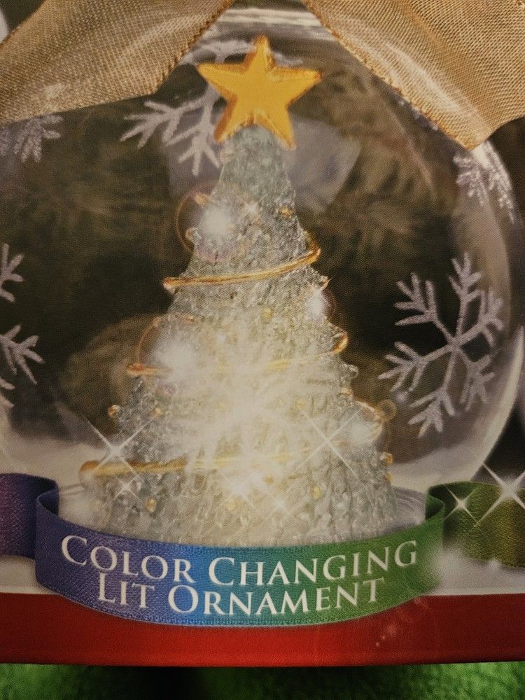 New LENOX Changing Color Ornament
