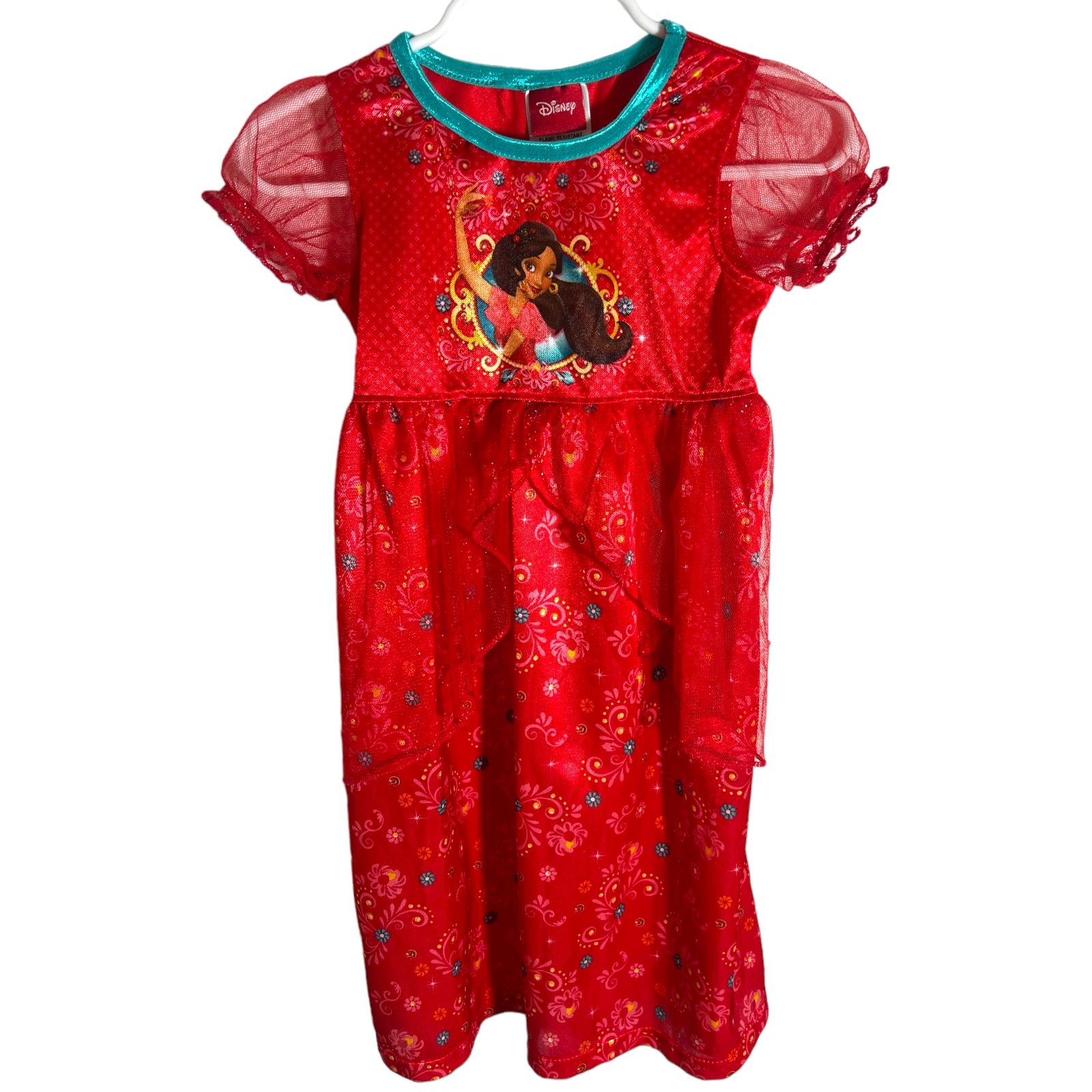 Disney Elena Red Nightgown Dress 3T Toddler Girls 