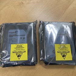 2 Seagate Video 3.5 Hard drives For Sale