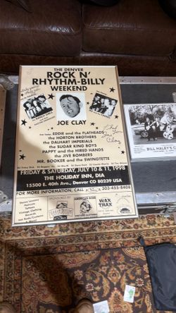 Collectible Joe Clay / Bill Haley’s Comets advertising