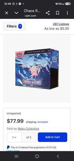 Chaos rising elite trainer box