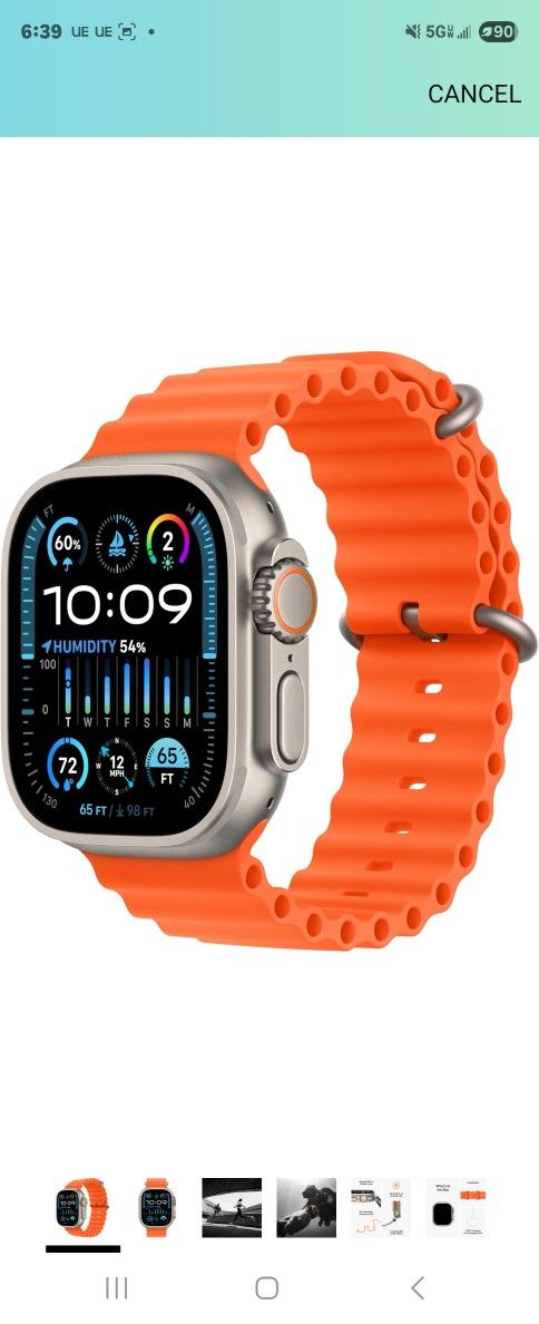 Apple Watch Ultra 49mm Titanium Case