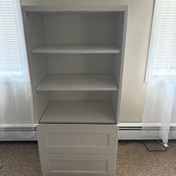 Two Drawer, Three Shelf Storage