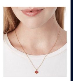 Kate Spade Coral Spade Necklace