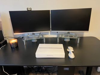 Desktop and 2 27 monitors