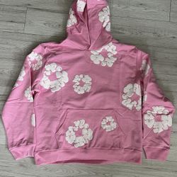 Denim Jeans Tears Hoodie Chrome Pink Hearts Small Pullover Hellstar Hooded Jacket Small S Medium M Large L XL Sweater Coat