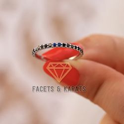 NEW! 0.45CT Genuine Black Diamond Wedding Band, Please See Details 🖤