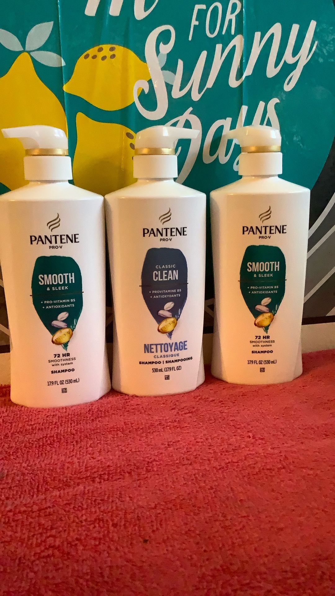 Pantene Shampoo 17.9oz All For $15