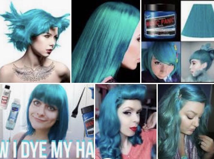 MANIC PANIC Atomic Turquoise semi-perm hair dye