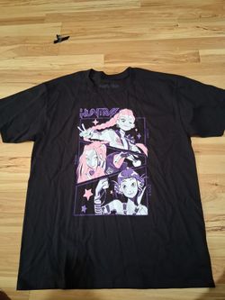 NEW Kpop Demon Hunters (Huntrix) Tshirt collection size Large unisex (for men or women) material cotton,  Excellent  Quality 