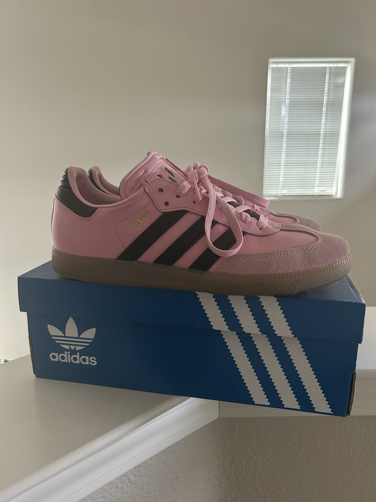 Pink Adidas Sambas OG Size 8/12