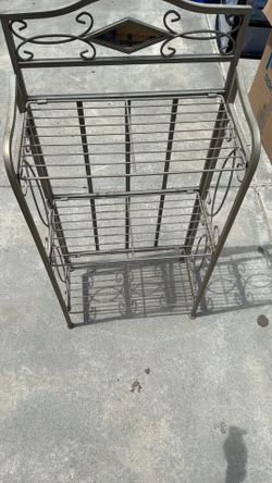 Metal shelf