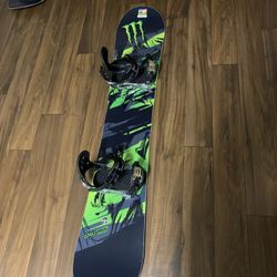 Brand New Gnu Monster Energy Edition Snowboard Size 156