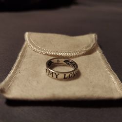 James Avery (Retired) My Love Ring size 6