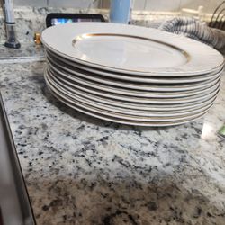 Golden Swirl 10-piece Plate Set