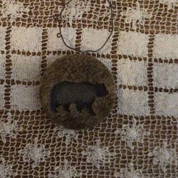 Ceramic Bear Wall Hanging