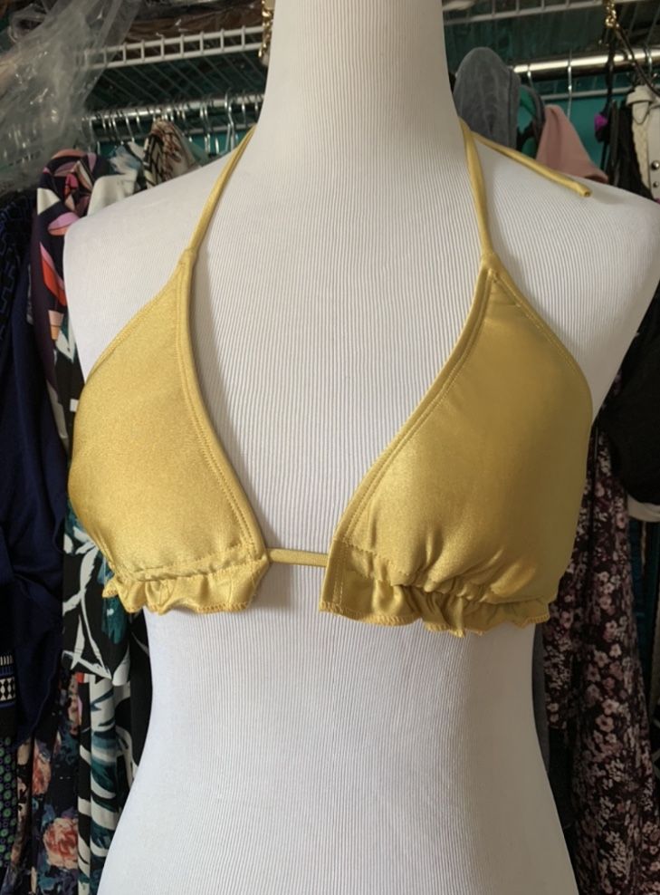 New Golden Bikini top size M