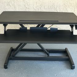 Desk With Air Lift For Additional Space