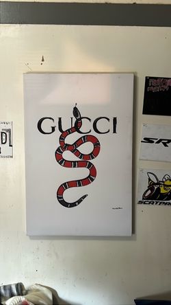 Gucci Snake Canvas Art Print 24x36