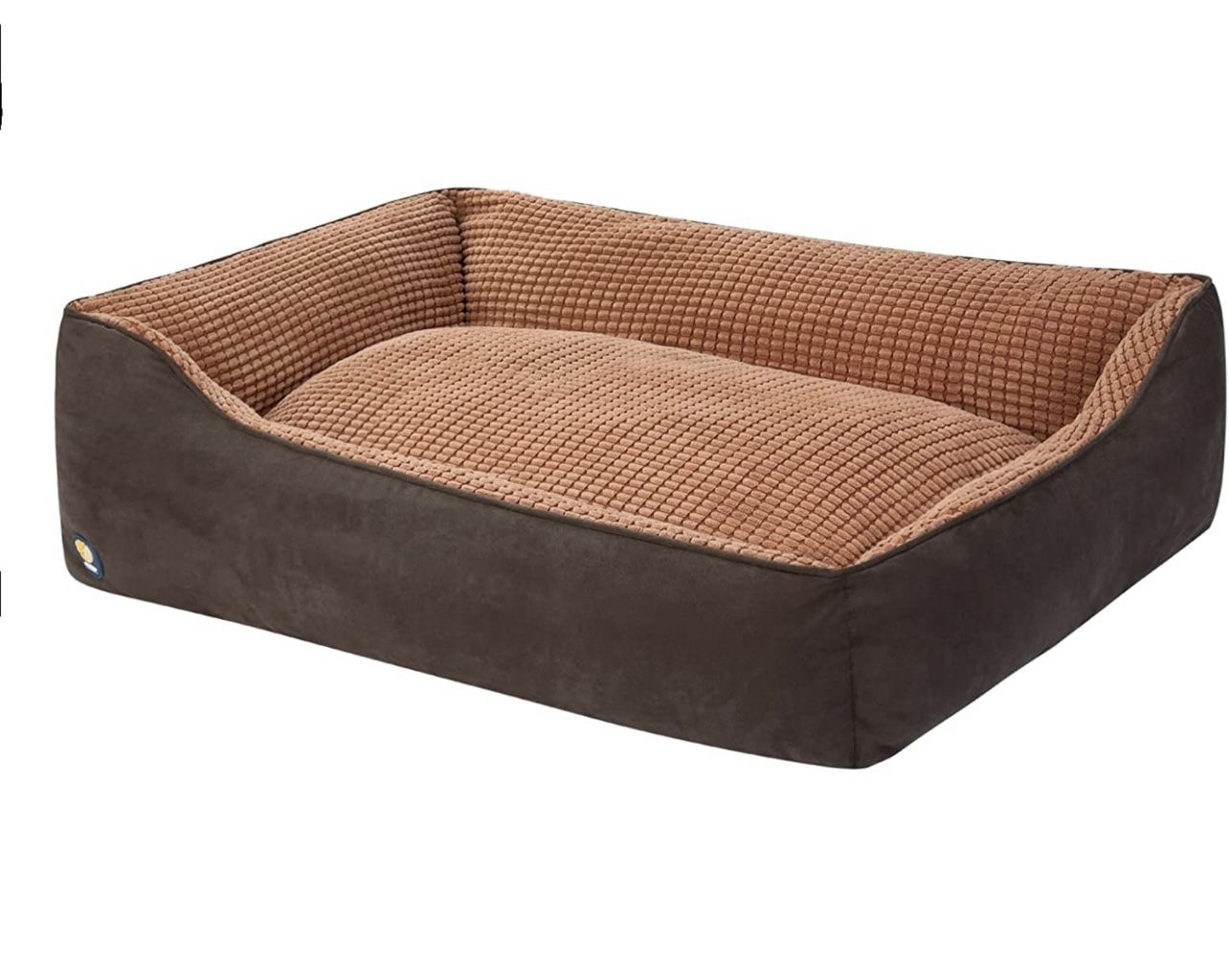 Cotton Pet Dog Bed Soft Rectangle Bolster Pet Beds for Large Dogs