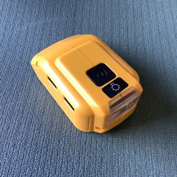 Led Work Light, Dual Usb Port For Dewalt 20 V