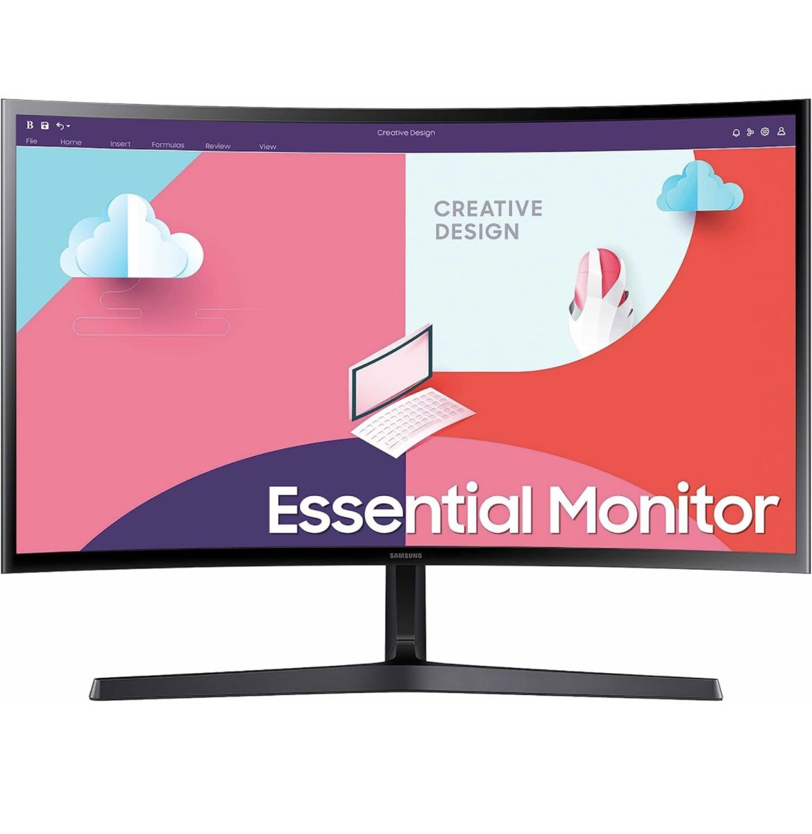 Samsung S36c 24 " 1920 X 1080 Pixels Full Hd Va Panel Hdmi Vga Curved Monitor  Open box item appears new.   Experience immersive viewing with this Sam
