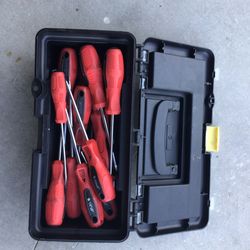 18 Piece Screwdriver Set Plus Case $15