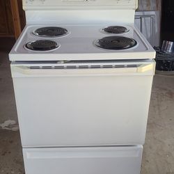 GE White Electric Range $250 OBO