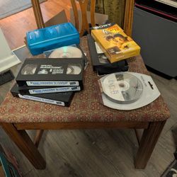 Varies CDs And VHS Movies