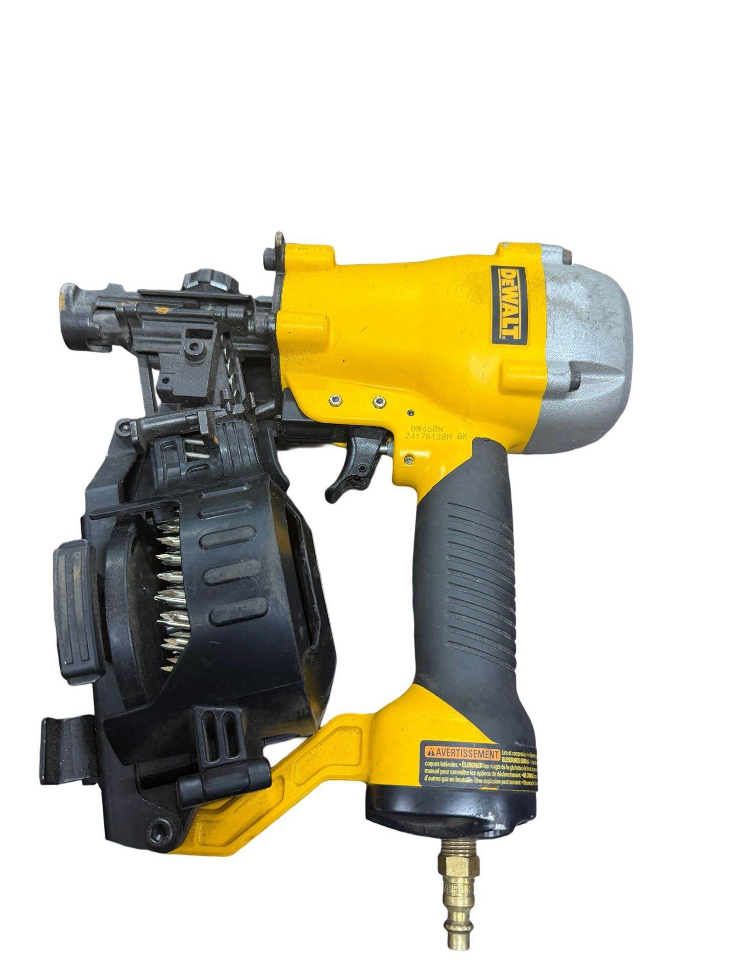 DeWalt DW46RN 15°Coil Air Roofing Nailer