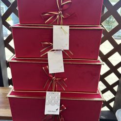 Papyrus gift boxes soft pink suede