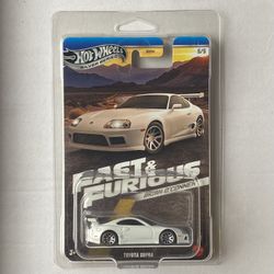 Fast & Furious Brian O’Conner Toyota Supra Hot Wheels Silver Series Real Riders