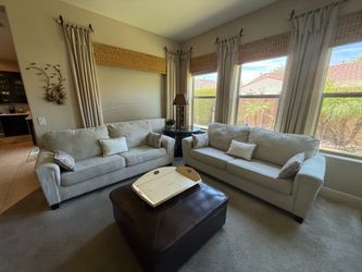 Matching 7 foot  sofas